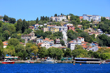 Fototapeta na wymiar view of city on the bay