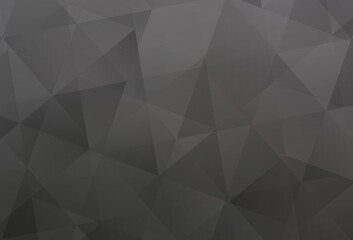 Obraz premium Light Gray vector abstract mosaic background.