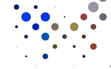 Light Multicolor, Rainbow vector texture with disks.