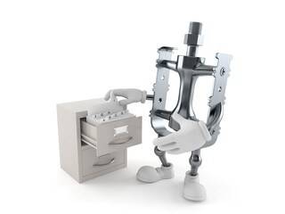 Bicycle pedal character with archive