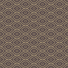 Classic seamless vector pattern. Damask orient ornament. Classic vintage dotted golden background. Orient ornament for fabric, wallpaper and packaging