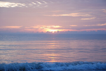 sunrise over the sea