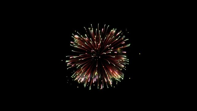 Colorful Fireworks overlays 