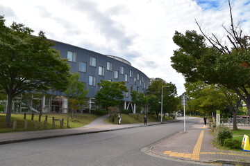 Fototapeta premium Niigata University in Niigata City, Japan