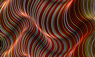 optical art abstract background wave design