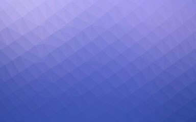 Light BLUE vector triangle mosaic cover.