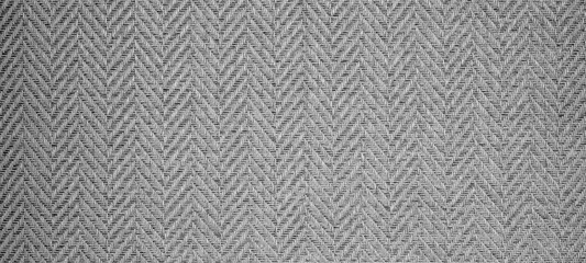 Gray grey natural cotton linen textile pattern texture background banner
