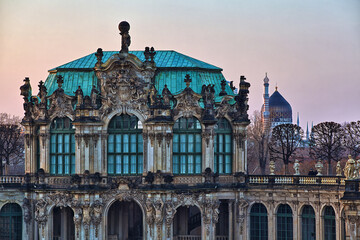Blaues Wunder  Dresden Loschwitzer Brücke Frauenkirche Zwinger Sachsen deutschland