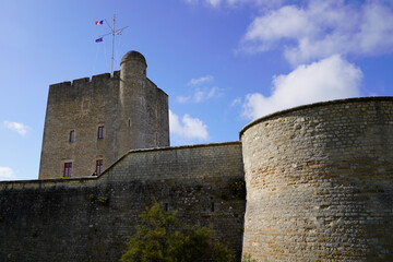 Fort Vauban of Fouras in sun day in Charente France