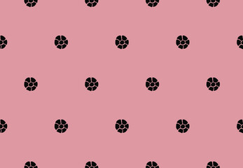 Abstract seamless patterns with hand drawn flowers. Organic cut out shapes, wall decoration, trendy design for print, fabric, textlile. Vector illustration