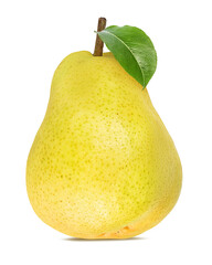 Fresh pear isolated on white background