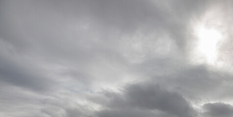 Image of a dark and cloudy sky during the day