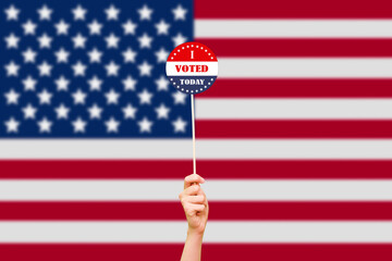 Presidential election 2020 in the United States. Icon for voting in elections.