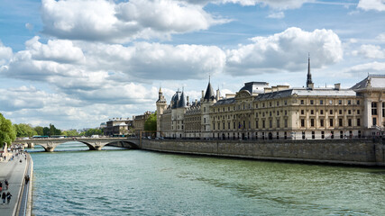 embankments and bridges of the Seine in Paris