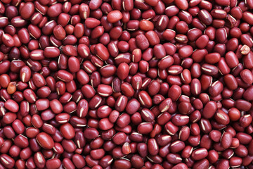close up of red beans for background