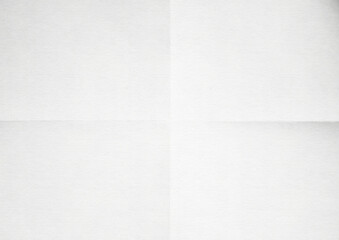 折りのある白い紙の背景テクスチャ