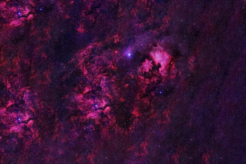 Fototapeta na wymiar Red galaxy with stars and nebulae. Elements of this image furnished by NASA were.