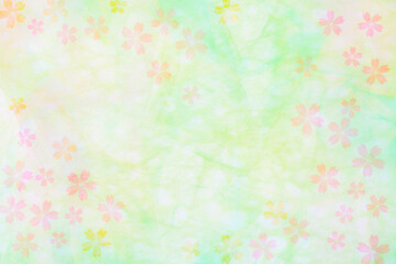 Obraz na płótnie Canvas 桜模様のバックグラウンド 