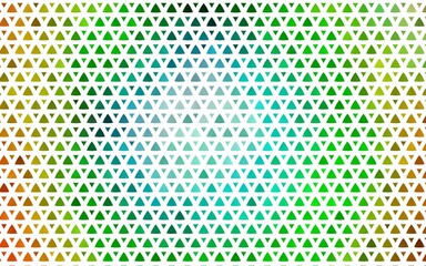 Light Multicolor, Rainbow vector seamless template with crystals, triangles.