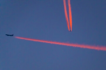 Airplanes telescope 900mm