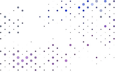 Light Pink, Blue vector background with bubbles.