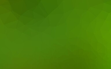 Light Green vector blurry triangle pattern.