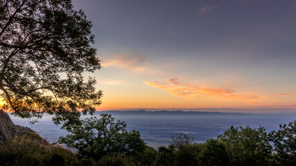 Lever de soleil en Alsace