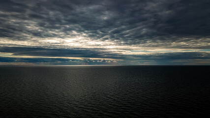 Fototapeta premium Sunset on the sea 