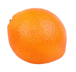Juicy orange isolated on white background with clipping path
