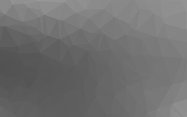 Light Silver, Gray vector blurry triangle pattern.