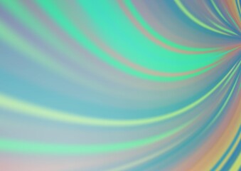 Light Green vector blurred bright template.