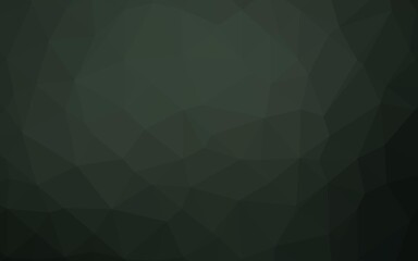 Obraz premium Dark Green vector low poly layout.