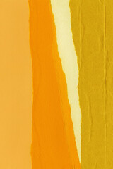 Colorful torn paper collage close-up. Texture made from various paper and cardboard parts. Damaged old paper background. Vintage blank wallpaper. Material design backdrop.