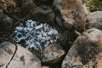 stones on the rocks