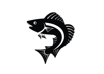 hungry fish vector