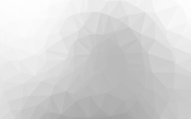 Fototapeta premium Light Silver, Gray vector abstract polygonal cover.