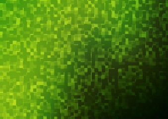 Light Green, Yellow vector pattern in square style.