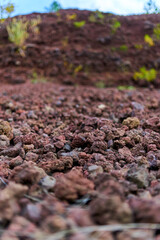 Inside an extinct volcano