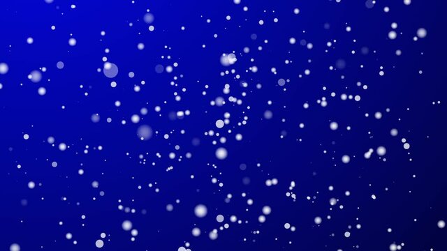 blue sky background and snow effect
