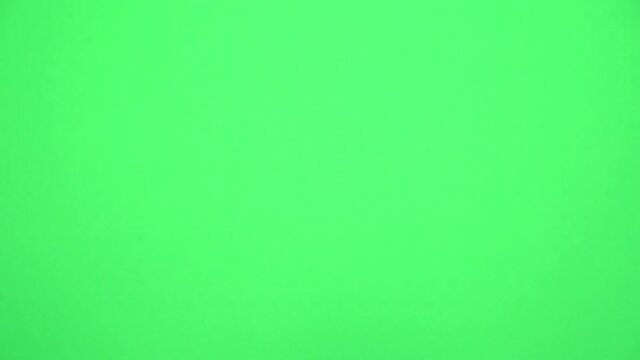 Hand multi touch gestures on green screen
