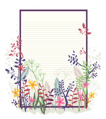 Plants Paper Design Illustration