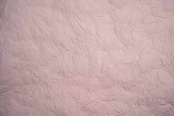background pink crumpled paper texture