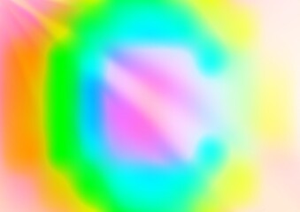 Obraz premium Light Multicolor, Rainbow vector abstract blurred background.