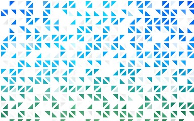 Light Blue, Green vector seamless cover in polygonal style.