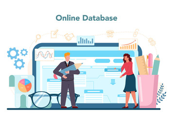 Professional consultant online service or platform. Research