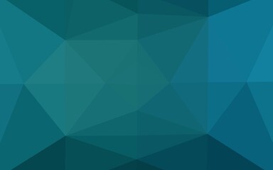 Light BLUE vector polygonal background.