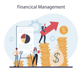 Audit concept. Professional financial management. Business operation