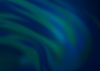 Dark BLUE vector blurred shine abstract pattern.