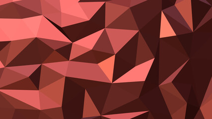 Indian red abstract background. Geometric vector illustration. Colorful 3D wallpaper.