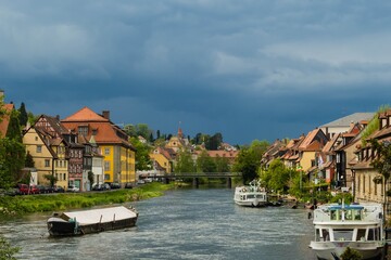 Schiffe auf Bamberger Regnitz